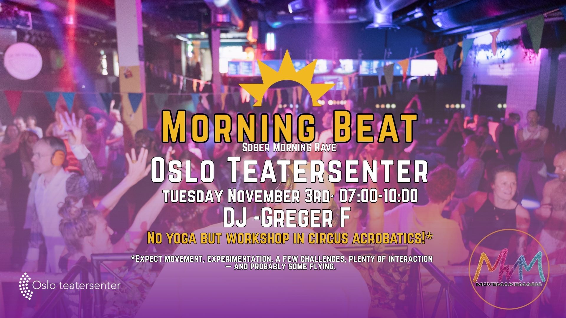Featured image for “Morning Beat w/DJ Greger F (Circus acrobatics!)”